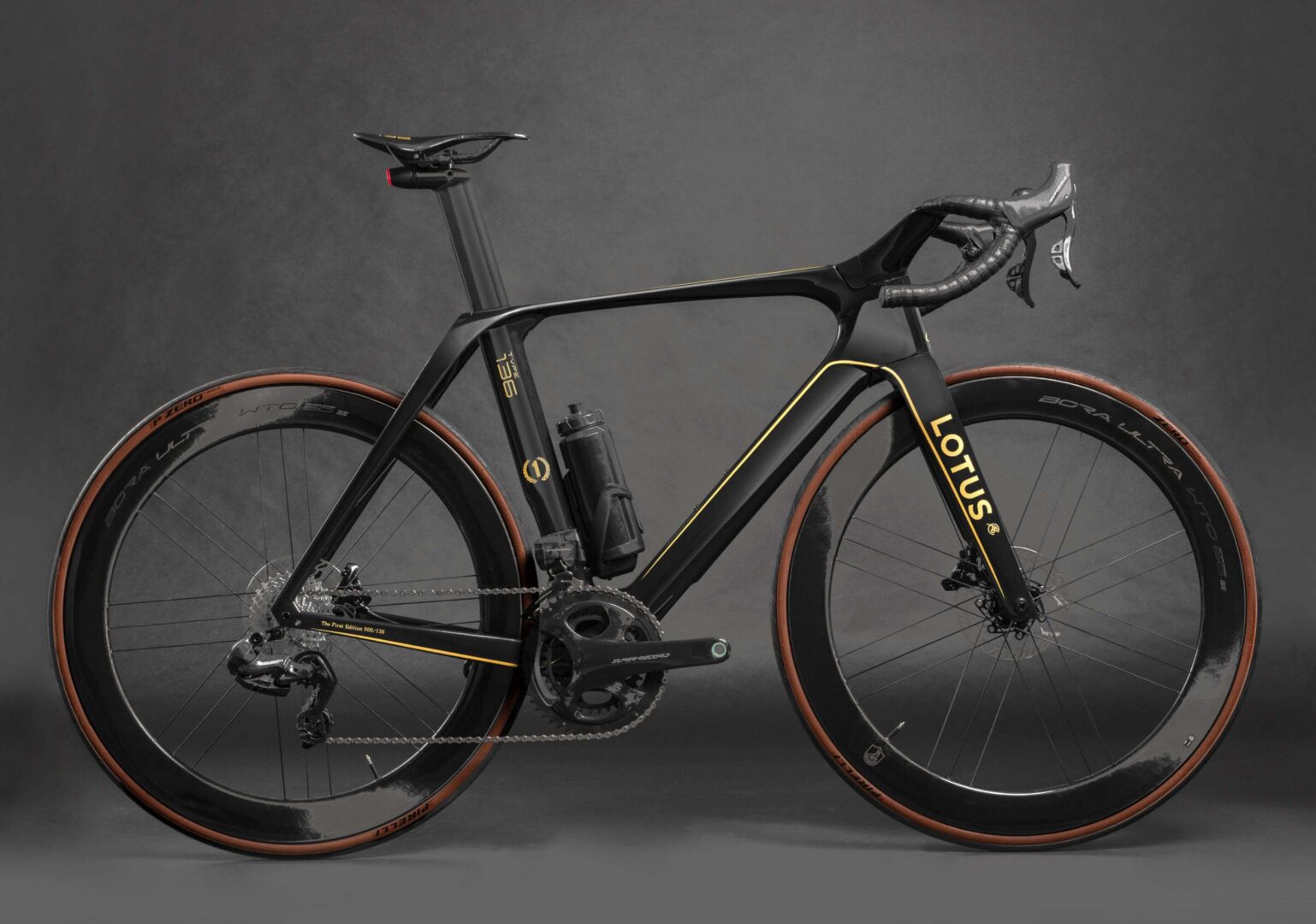 The Lotus Type 136 in limited edition livery and groupset