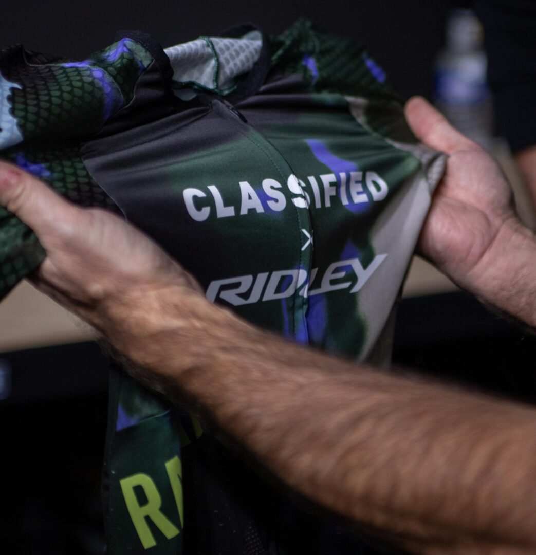 The new Classified x Ridley Factory Team jersey