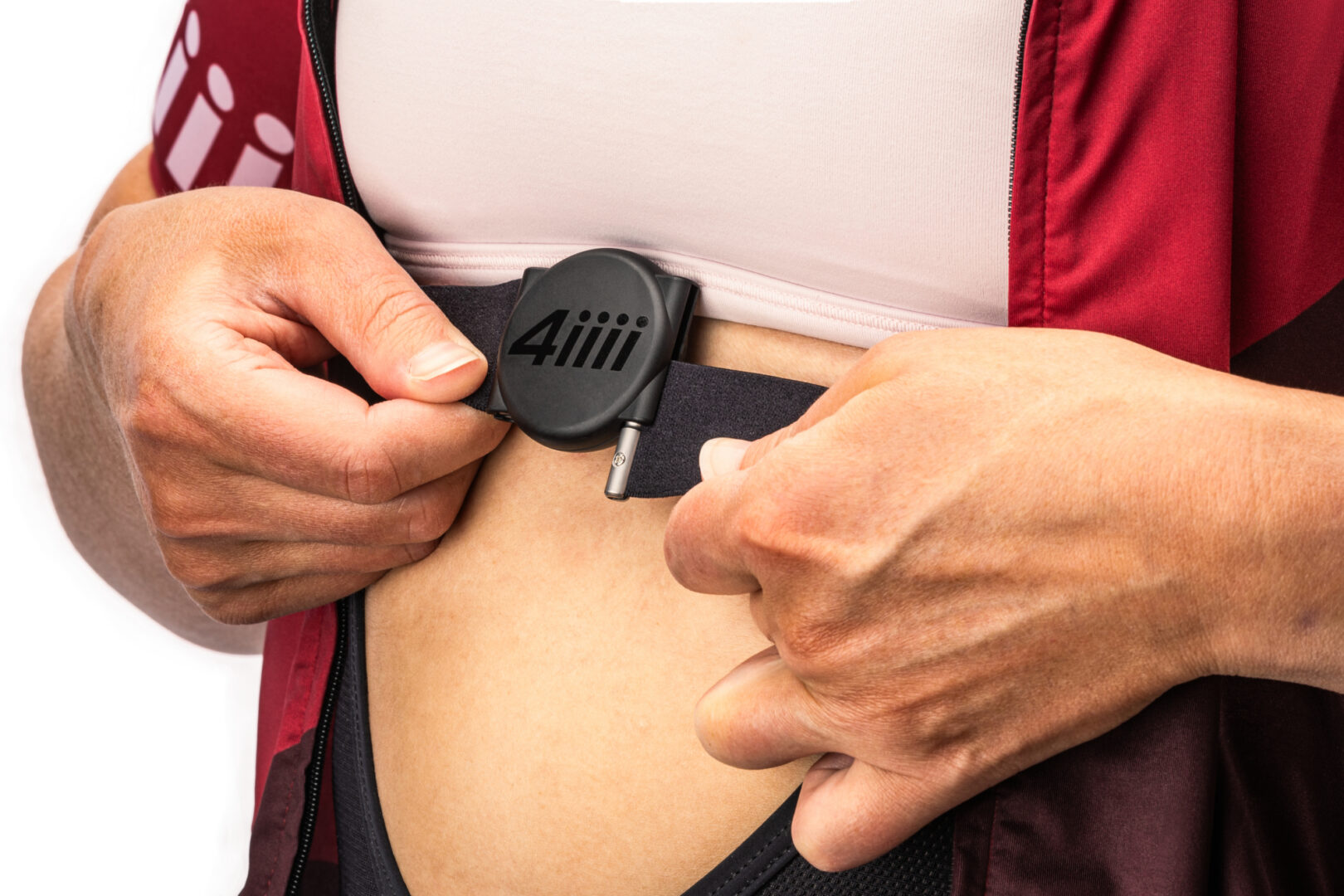 Viiiiva Heart Rate Monitor in use